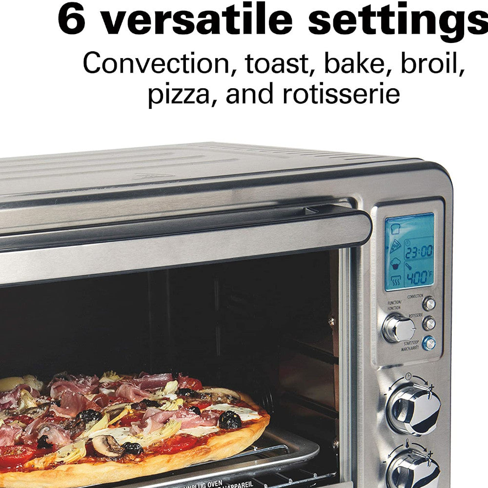 Sure-Crisp® Air Fryer Toaster Oven Stainless Steel from Hamilton Beach
