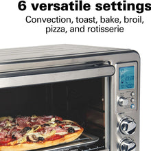 Load image into Gallery viewer, HAMILTON BEACH Sure-Crisp Digital Air Fryer Toaster Oven with Rotisserie - Refurbished with Full Manufacturer Warranty - 31194C
