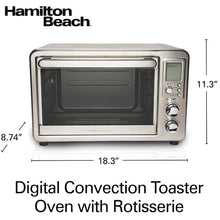 Load image into Gallery viewer, HAMILTON BEACH Surecrisp Digital Air Fry Oven - 31193C
