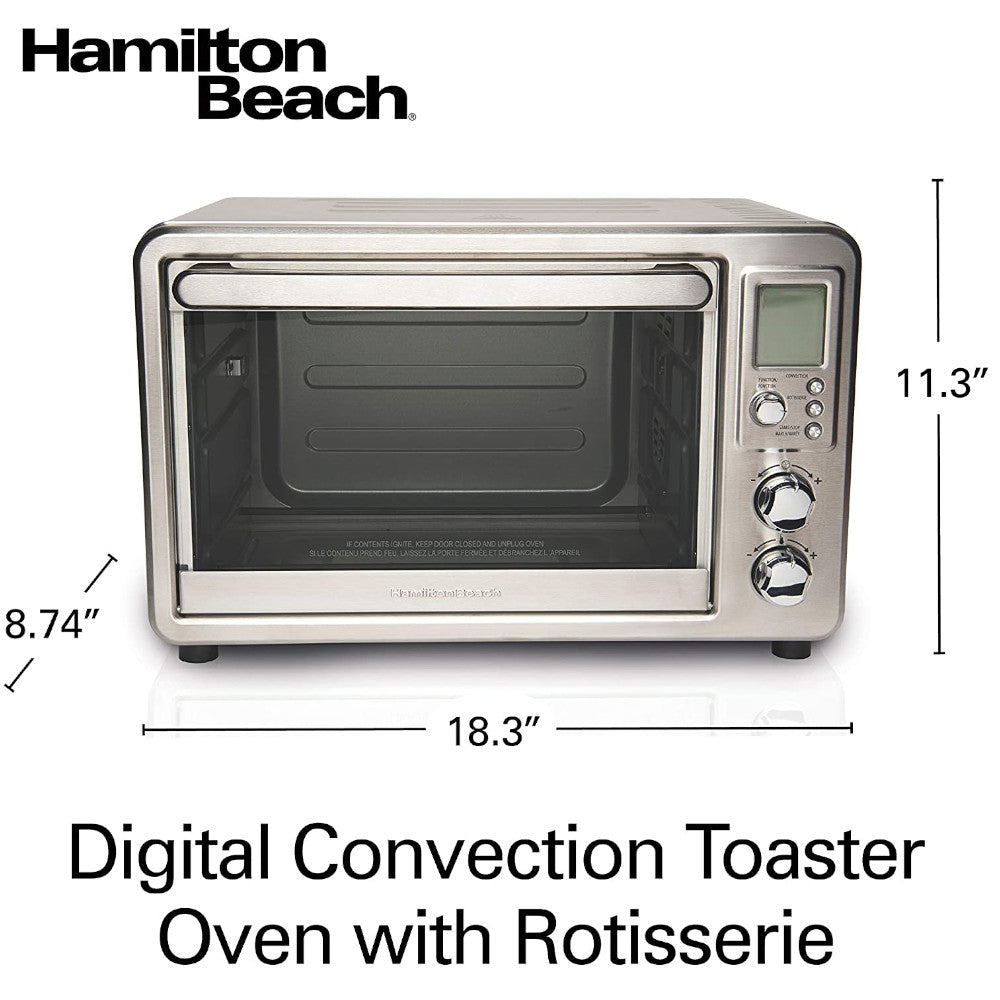 Hamilton Beach® Sure-Crisp® Air Fry Digital Toaster Oven