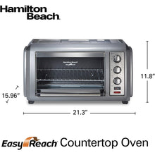 Load image into Gallery viewer, HAMILTON BEACH Easy Reach Convection Countertop Oven - 31434
