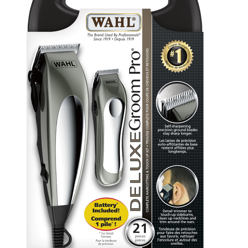 WAHL Deluxe Groom Pro - Forfait défaut avec garantie complète - 3170