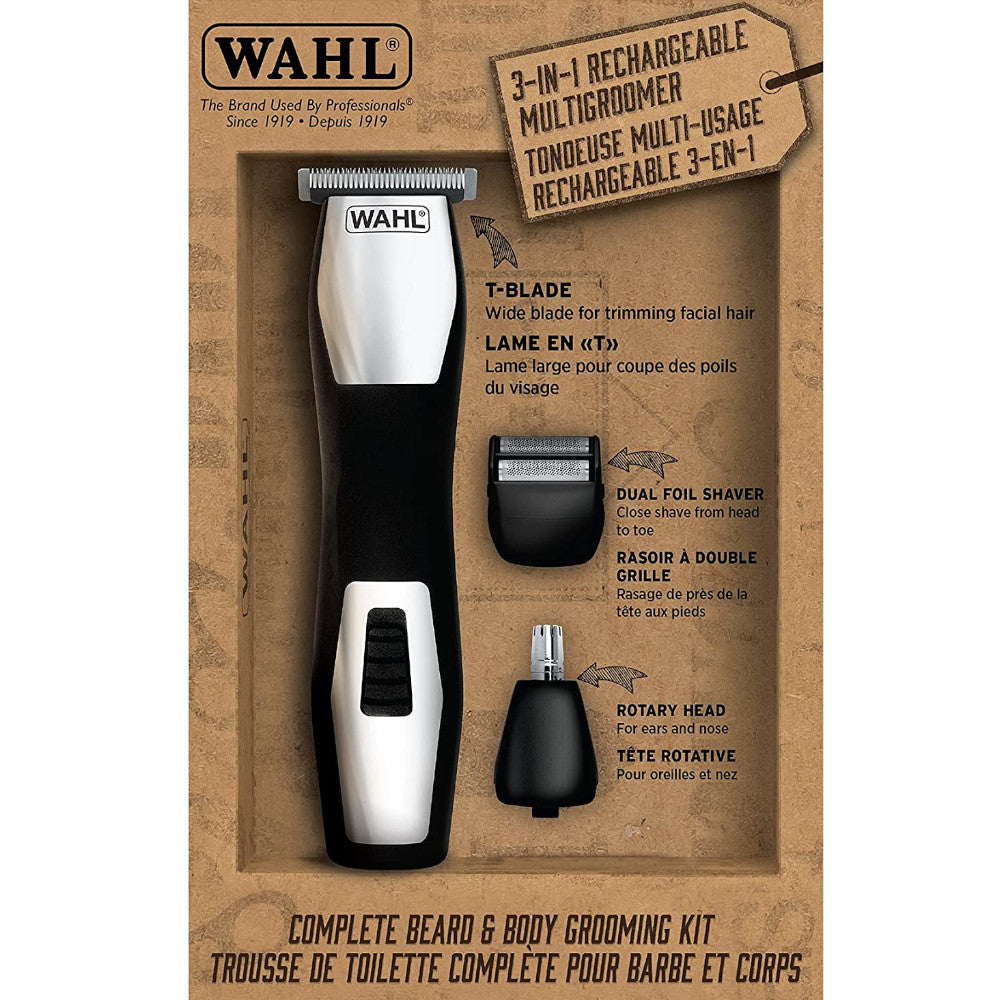 Kit complet de soins pour la barbe et le corps WAHL - Forfait défaut avec garantie complète - 3286