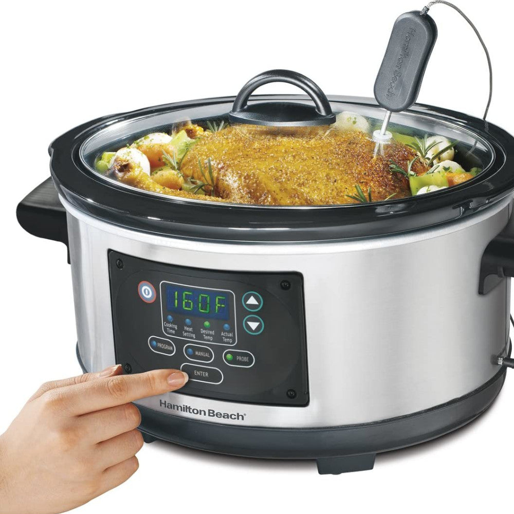 HAMILTON BEACH Set & Forget 5qt Slow Cooker - 33958C