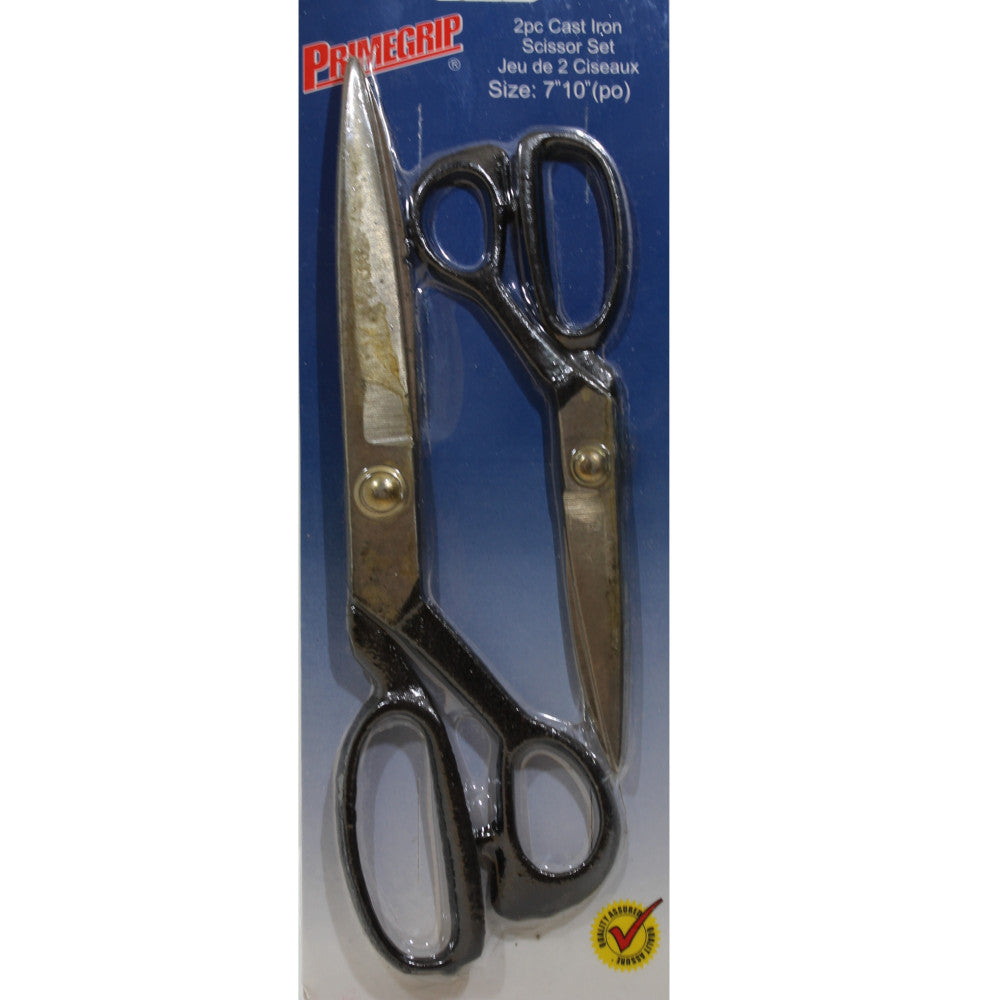 PRIMEGRIP - Ensemble de 2 ciseaux en fonte - 36-491