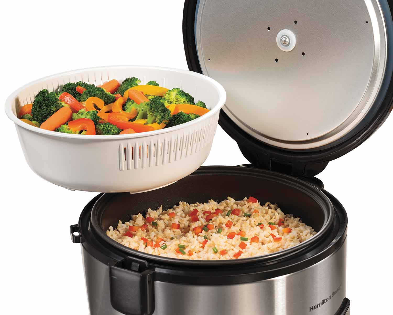 HAMILTON BEACH 20 Cup Digital Rice Cooker - 37543C