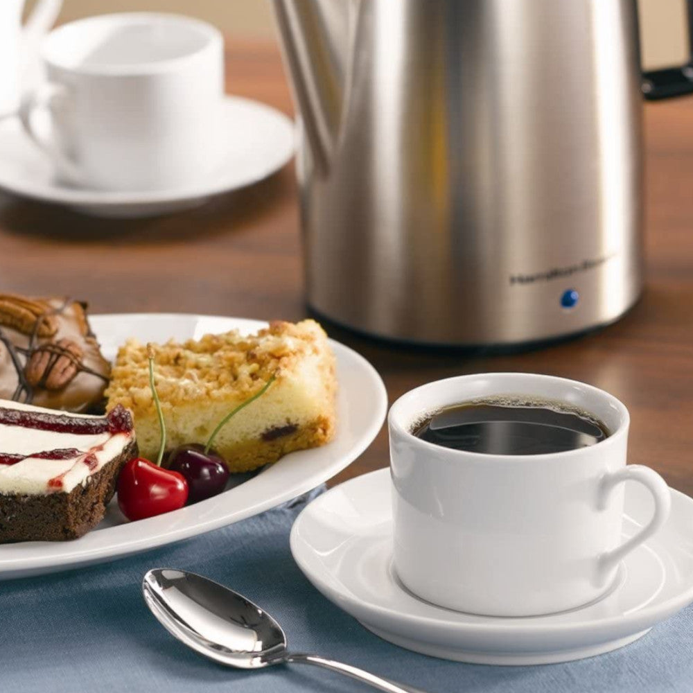 HAMILTON BEACH 12 Cup Percolator with detachable cord - 40619CR