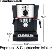 Load image into Gallery viewer, HAMILTON BEACH 15 Bar Espresso &amp; Cappuccino maker - 40792
