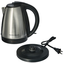 Load image into Gallery viewer, HAMILTON BEACH Cordless Electric Tea Kettle, Water Boiler &amp; Heater, 1.7 L. - Blemished package - 40989
