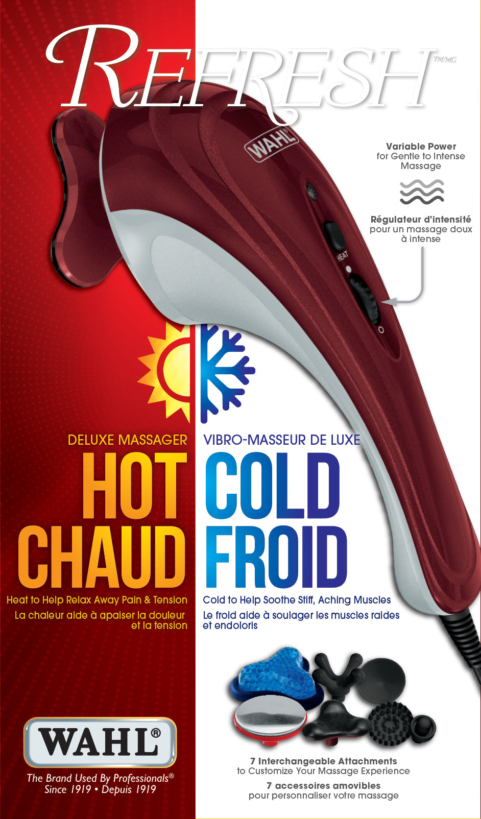 Masseur de thérapie thermique de luxe WAHL - 4186