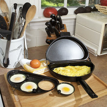 Load image into Gallery viewer, FOX RUN Non-Stick Omelette Pan with Egg Poacher  - 4498
