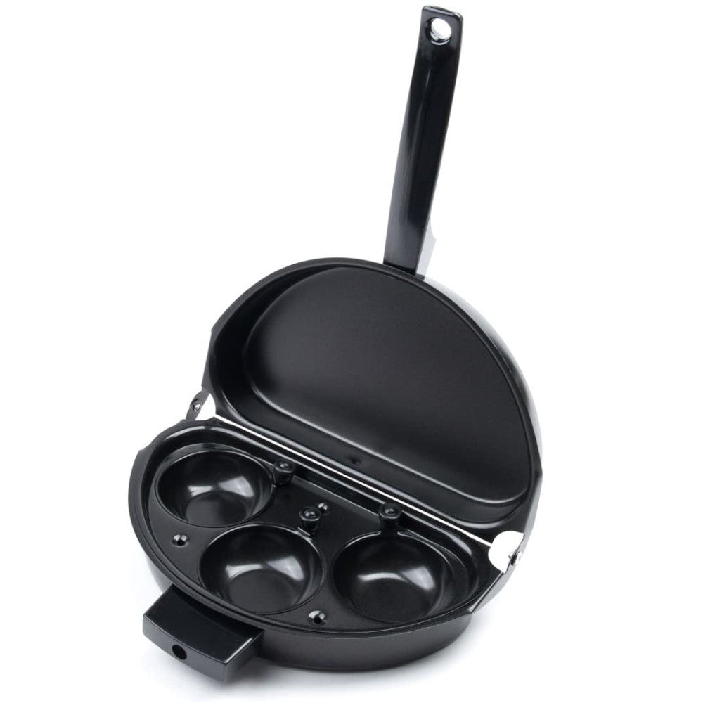 FOX RUN Non-Stick Omelette Pan with Egg Poacher  - 4498
