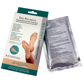 RELAXUS Masque exfoliant pour les pieds en profondeur - 505464