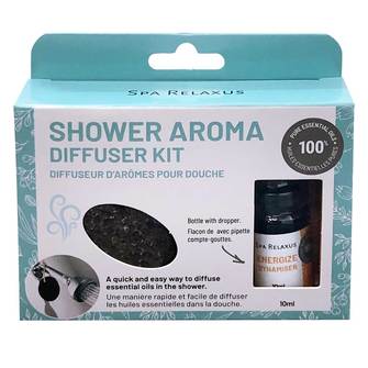 Kit diffuseur d'arômes de douche RELAXUS - 506278