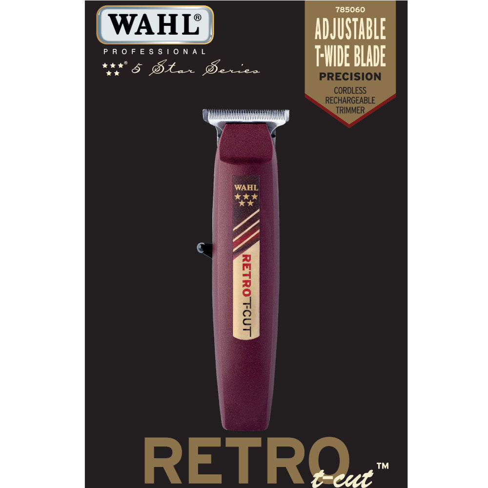 WAHL 5 Star Tondeuse rétro sans fil à coupe en T - 56417