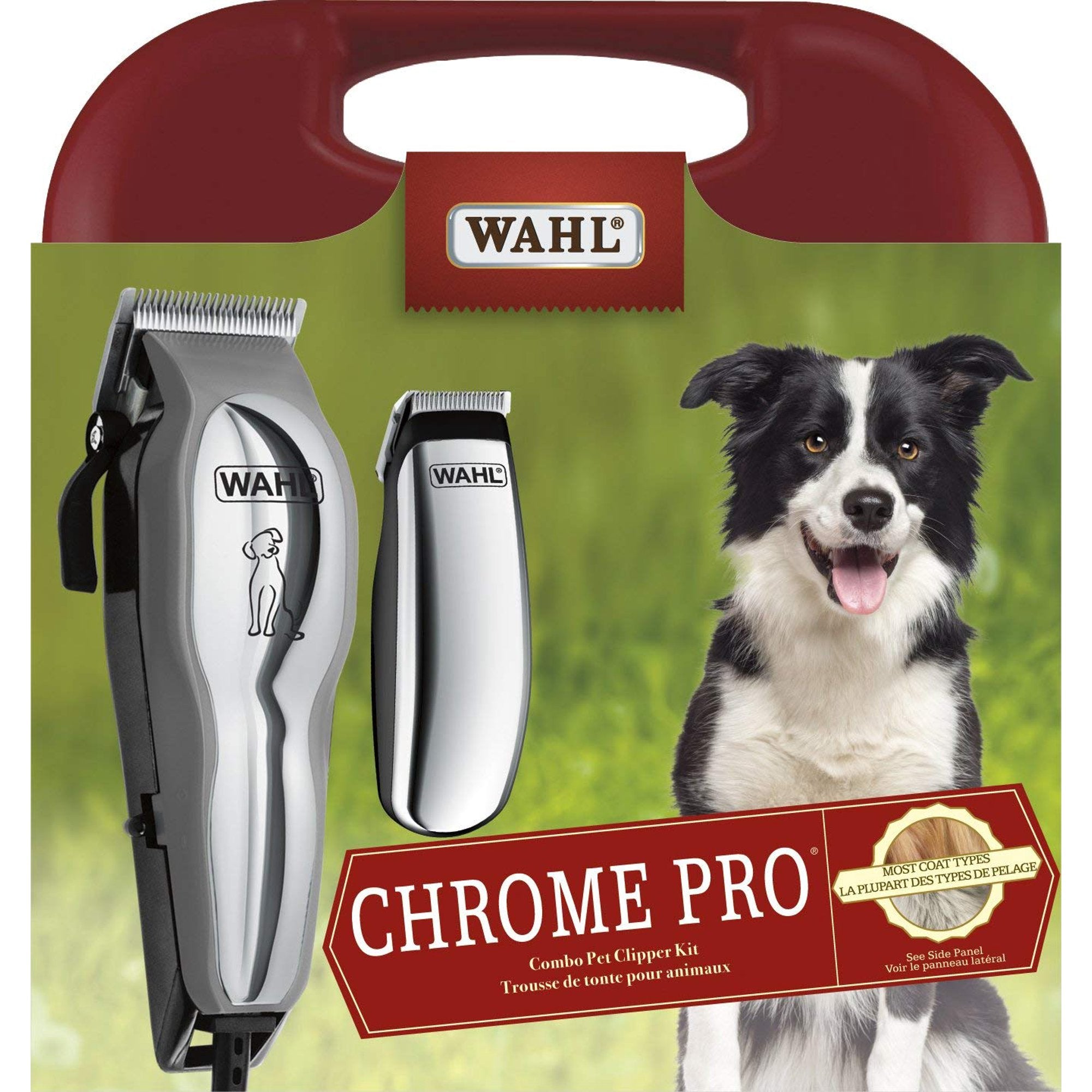 WAHL Chrome Pro - Kit de tondeuse pour animaux avec tondeuse - 58150
