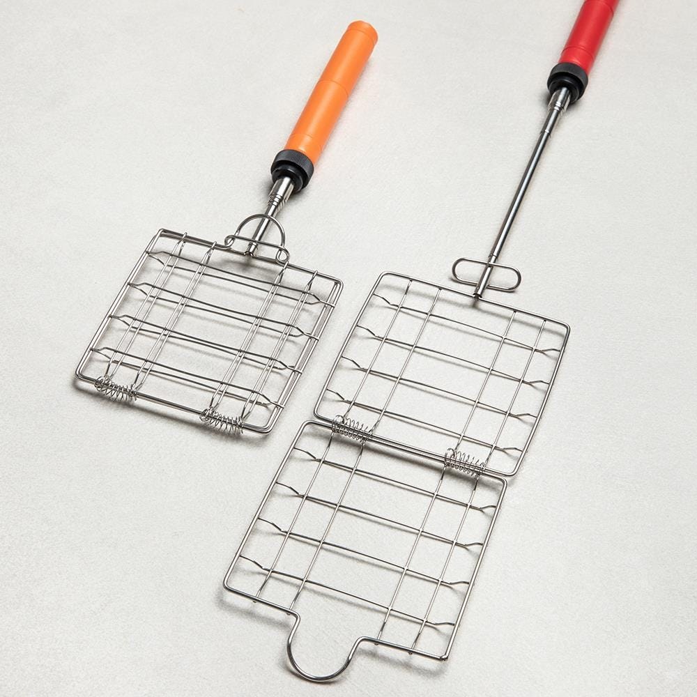 BETTER BBQ Panier de gril télescopique - 59700 