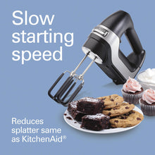 Load image into Gallery viewer, HAMILTON BEACH Pro 7-speed hand mixer - Factory serviced with Home Essentials Warranty - 62655C
