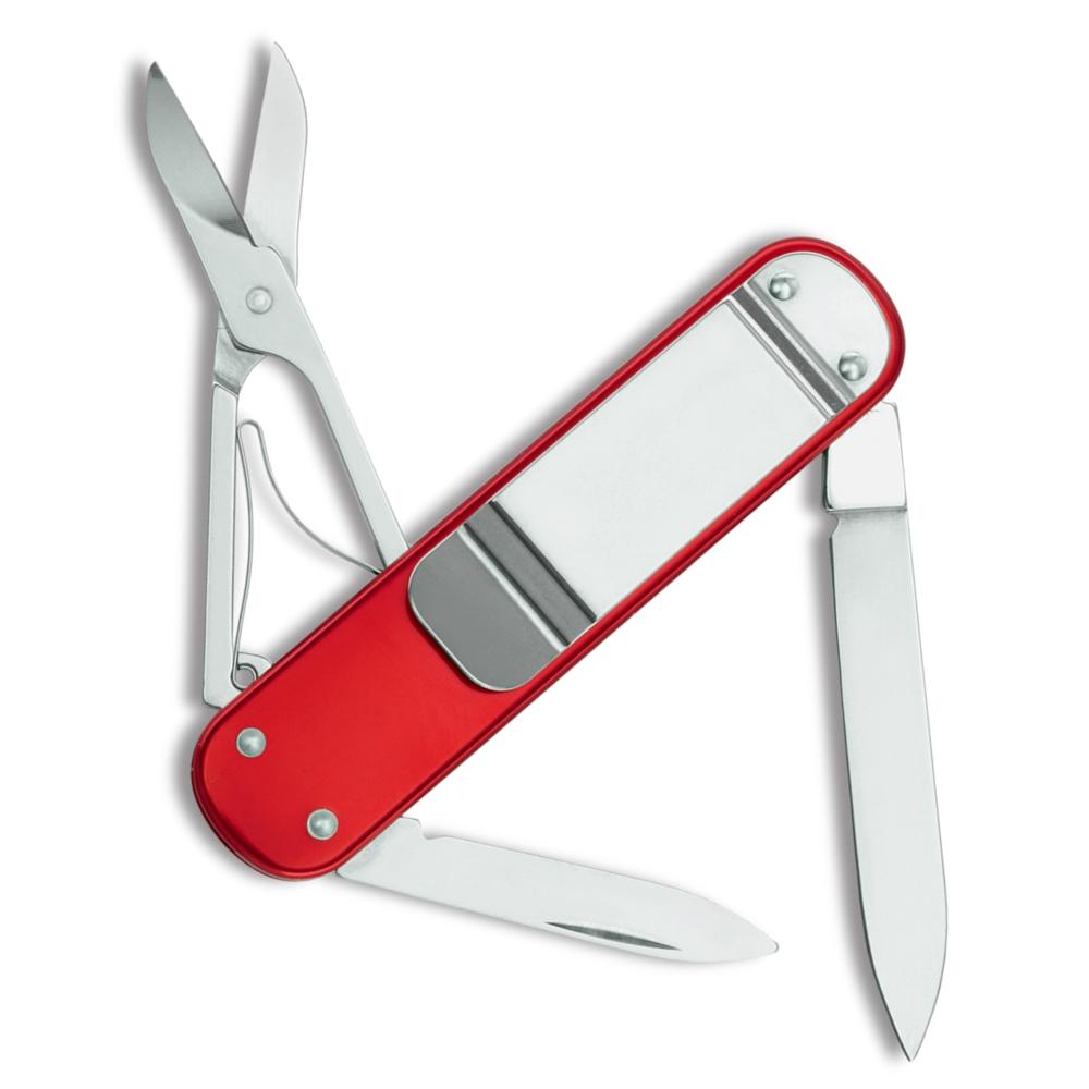 Couteau suisse VICTORINOX Alox rouge avec pince à billets - 6540.10R-X1