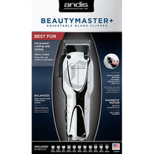 Load image into Gallery viewer, ANDIS Beauty Master + Adjustable Blade Clipper - US-1/66360

