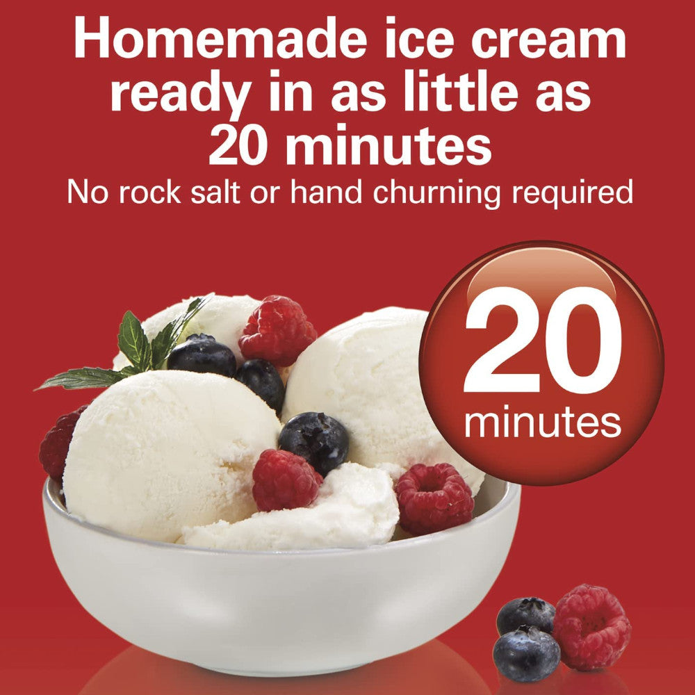 Machine à crème glacée et yaourt glacé HAMILTON BEACH - Remis à neuf avec la garantie Home Essentials - 68880 