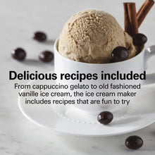 Charger l&#39;image dans la galerie, Machine à crème glacée et yaourt glacé HAMILTON BEACH - Remis à neuf avec la garantie Home Essentials - 68880 
