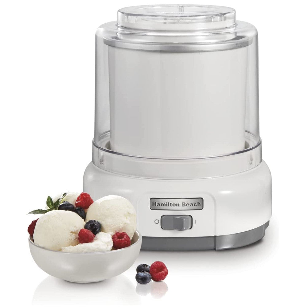 Machine à crème glacée et yaourt glacé HAMILTON BEACH - Remis à neuf avec la garantie Home Essentials - 68880 