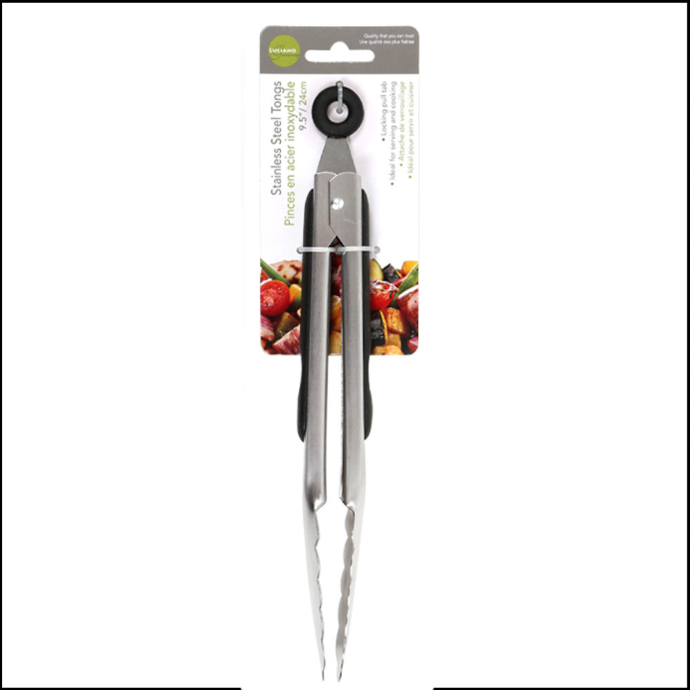 LUCIANO GOURMET Stainless Steel Tongs - 70030