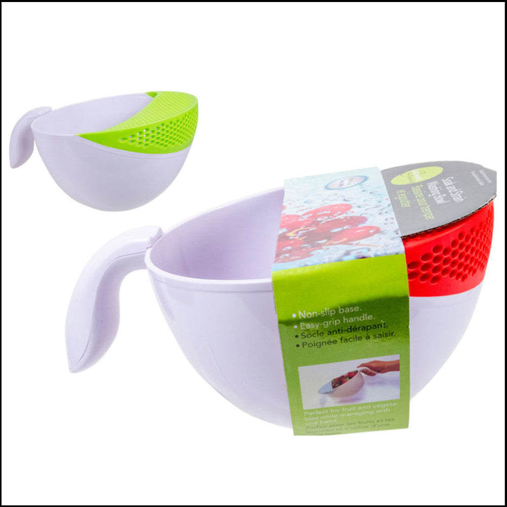 LUCIANO GOURMET Bol de lavage à tremper et à filtrer - 70371