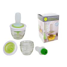 LUCIANO GOURMET Ensemble de pinceaux à badigeonner en silicone - 70378