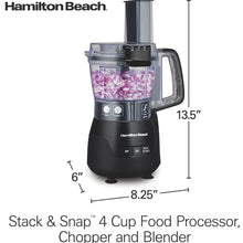 Load image into Gallery viewer, HAMILTON BEACH Stack and Snap Compact Food Processor - 70510
