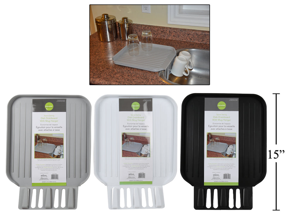 LUCIANO GOURMET Égouttoir à vaisselle avec porte-tasses - 70547
