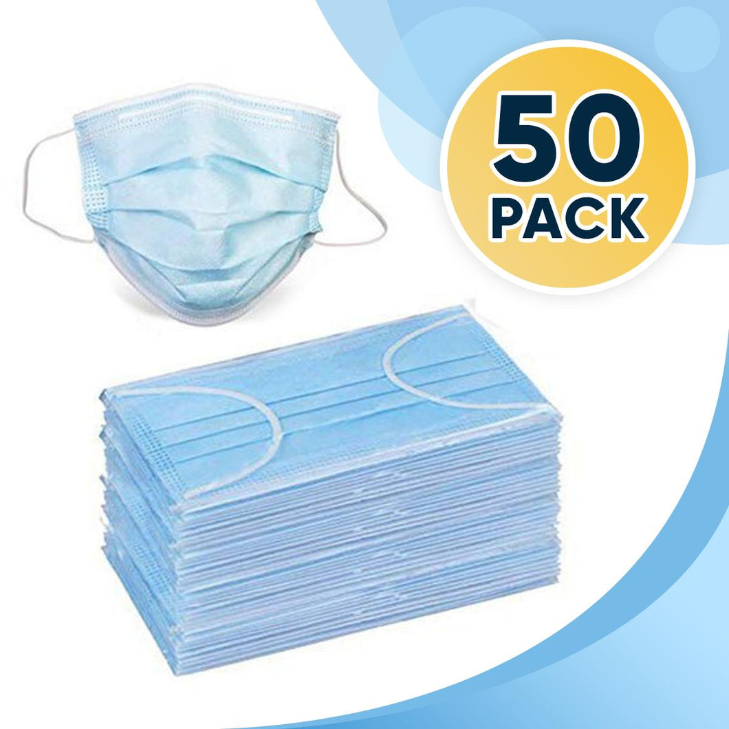 50 Pack Disposable Face Masks