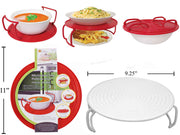 LUCIANO GOURMET 3-in-1 Microwave Tray - 80510