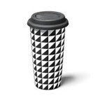 STARFRIT Ceramic Coffee Mug with Double Wall and Lid - 80670