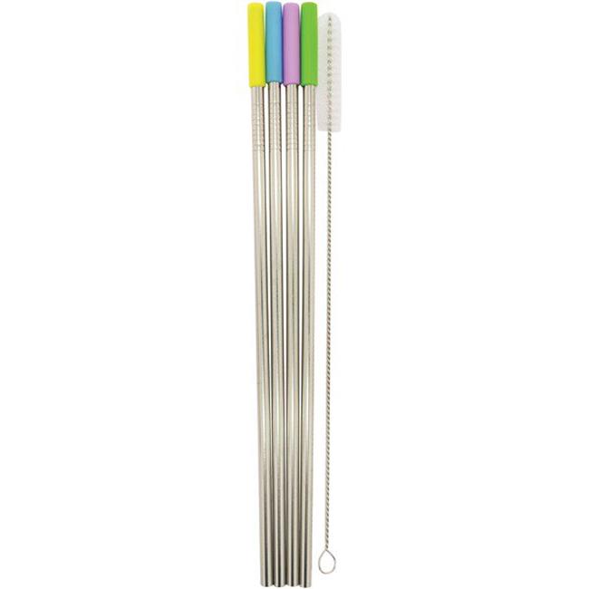 STARFRIT 4 Pack Reusable Stainless Steel Straws - 0807230060000