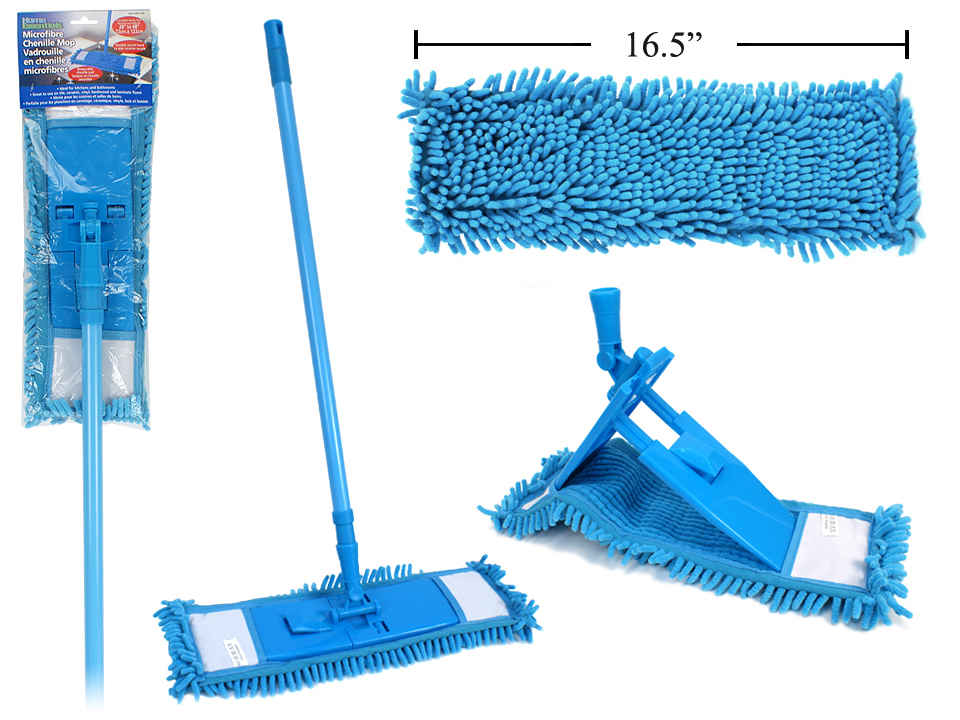 HOME ESSENTIALS Extendable Chenille Mop and Duster - 83128