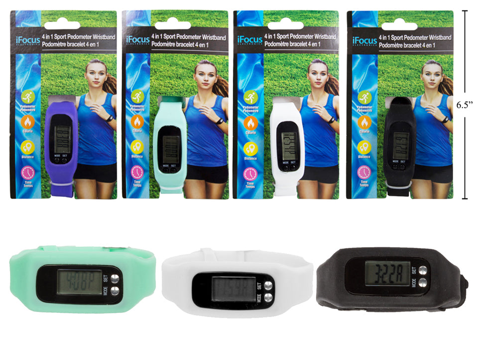 iFOCUS Podomètre sportif 4 en 1