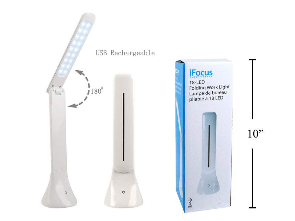 iFOCUS Lampe de travail pliable à 18 LED - 86735