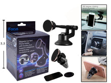 Charger l&#39;image dans la galerie, iFOCUS - Support de téléphone magnétique pour grille d&#39;aération de voiture avec bras - 86950
