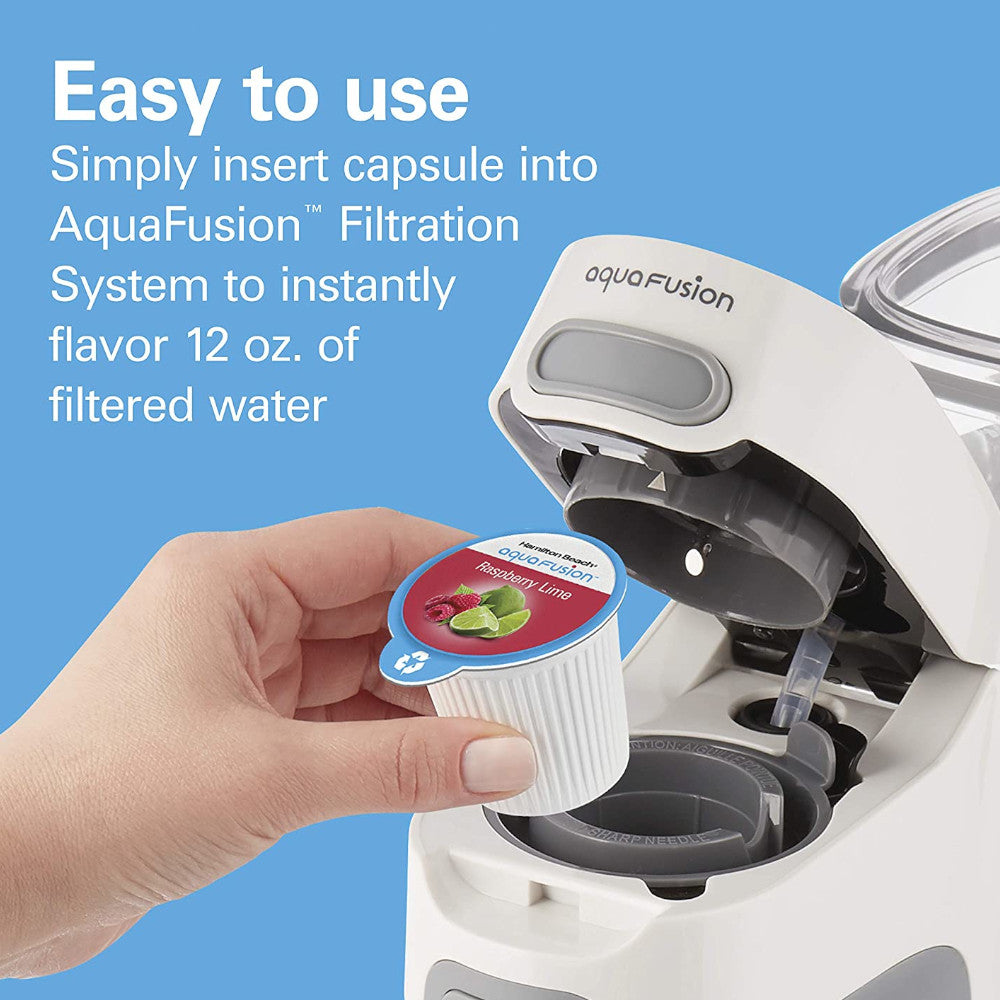 HAMILTON BEACH AQUAFUSION Raspberry Lime Flavor Capsules 12Pk - 87361
