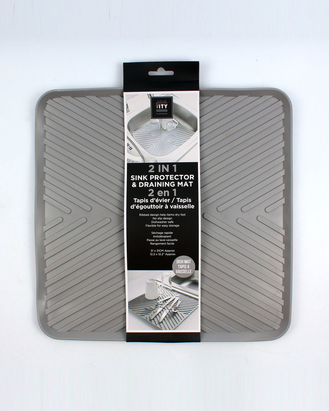 ITY 2-in-1 Sink Protector & Draining Mat - 90113