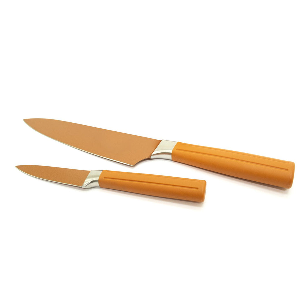STARFRIT Eco Cuivre Coffret de 2 Couteaux - 92851 