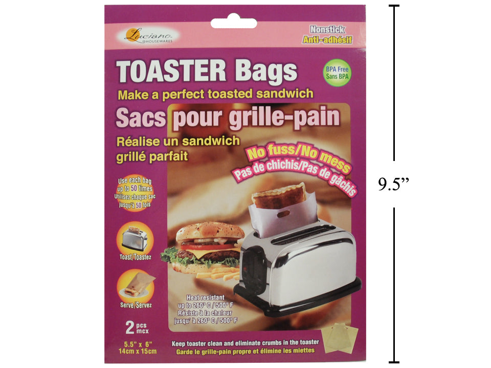 Sacs pour grille-pain LUCIANO GOURMET 2 pièces - 93077