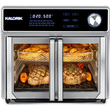 Charger l&#39;image dans la galerie, Gril de four à friteuse à air numérique KALORIK MAXX - Entretenu en usine avec la garantie Home Essentials - AFO47631SS2
