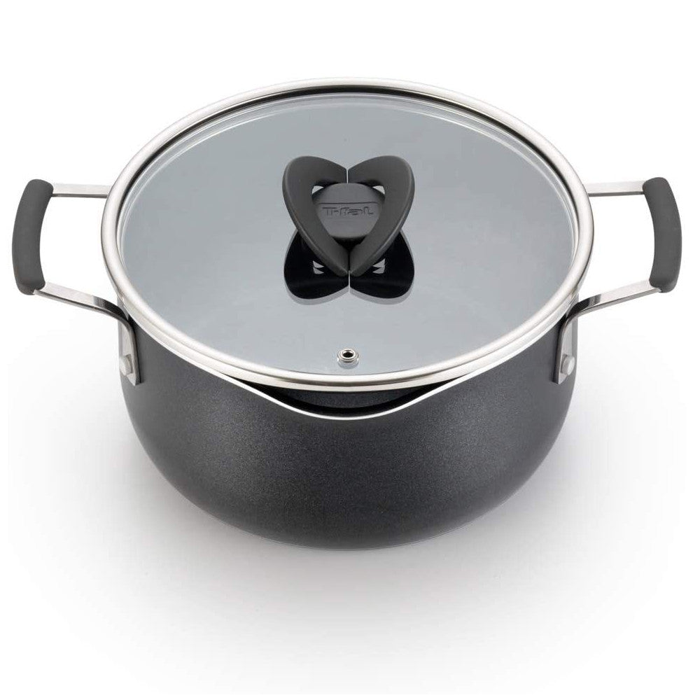 T-FAL Non-Stick Stackables 10pc Cookware Set - B198SA74