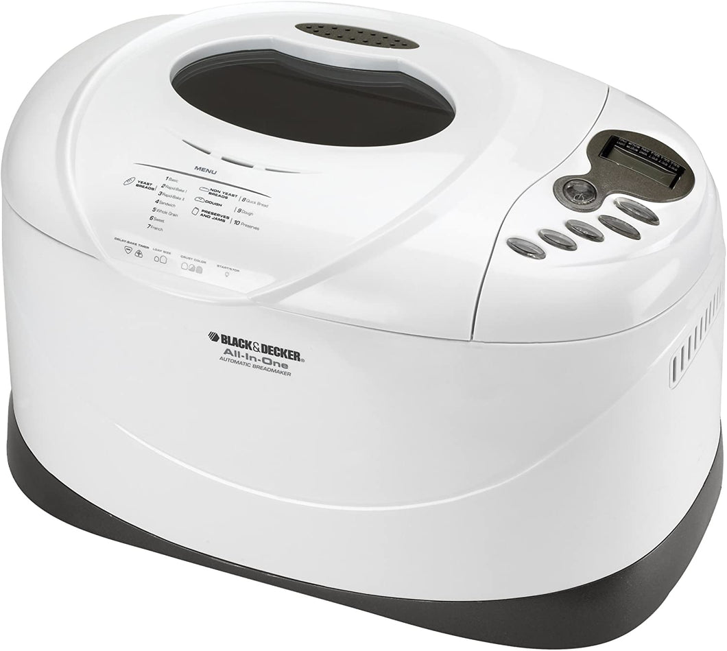 BLACK+DECKER Deluxe Bread Maker 3lb loaf - Factory Certified with Full Warranty - B2300