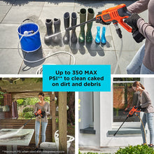 Load image into Gallery viewer, BLACK+DECKER 20V MAX Pressure Washer, 350 PSI - BCPW350C1
