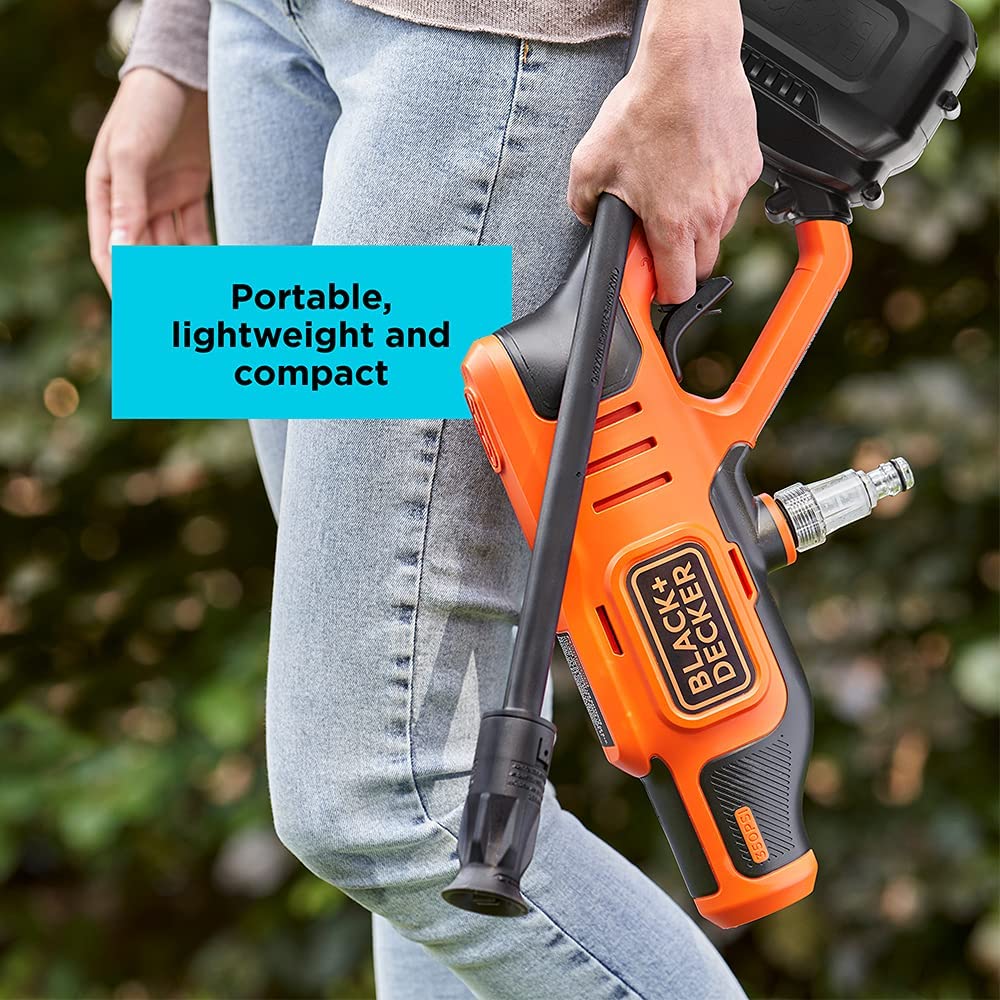Nettoyeur haute pression BLACK+DECKER 20 V MAX, 350 PSI - BCPW350C1