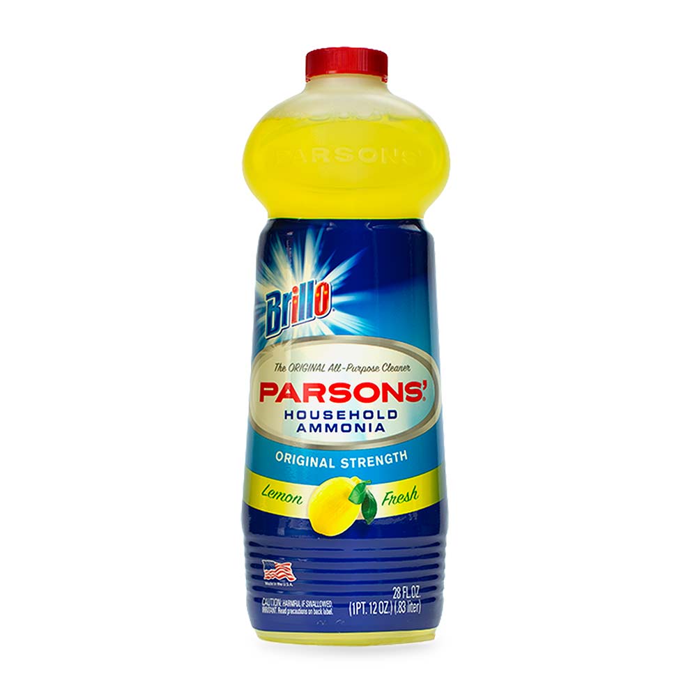 BRILLO 830mL Parsons Ammonia Lemon-Scented Cleaner -BRILLO